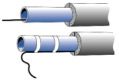 Саморегулирующийся кабель для обогрева труб