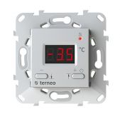 Терморегулятор (термостат) двухдиапазонный с выносным датчиком температуры Terneo KT / 16А / -20 - -1 / 0 - +10