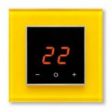 Терморегулятор с выносным датчиком температуры (пола). ORTO 1023 Yellow Rich (яркий желтый) (сенсорный)