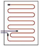 Теплый пол (нагревательный кабель) тонкий для укладки в плиточный клей Hemstedt DR 12м 12,5/150 Вт