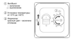 Терморегулятор с выносным датчиком температуры (пола) RTC70.26 (beige) / кремовый